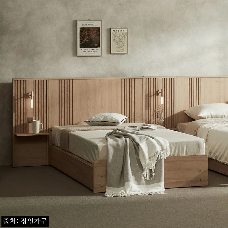 장인가구 로시 라이트 템바보드 LED 호텔식 서랍 침대 SS 협탁2+본넬 일반형, 가격부터 옵션까지 꼼꼼히 살펴본 후기