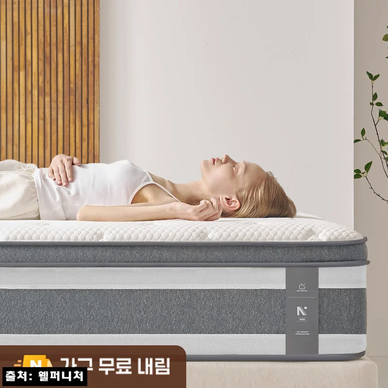 더매직 허리 환자가 만든 침대 바닥 매트리스 28cm Q 미디엄하드, 푹 꺼지는 침대가 부담스러울 때 눈여겨볼 이슈템