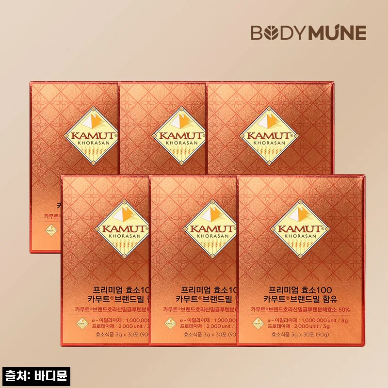 바디뮨 프리미엄 카무트 효소 100만 역가 30포, 탄수화물 식단에 챙기기 좋은 1개월분 체크