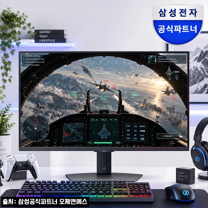 삼성 오디세이 G7 LS27FG700 27인치 4K 게이밍 모니터, 15% 할인 중이라 눈여겨볼 이슈템